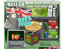 Tablet Screenshot of hostgb.co.uk